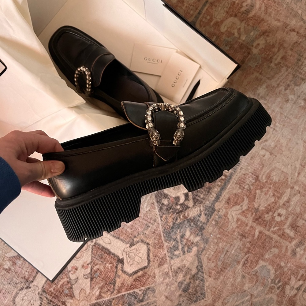 Gucci Chunky Loafers like new